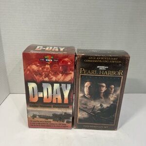 D-Day and Pearl Harbor Commemorative VHS Set